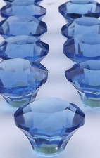 Tiroir & Placard Tirer Porte Boutons Coupe Verre Medium Bleu Ardoise 40mm