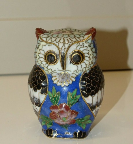 Amusante statuette chouette - statuette,