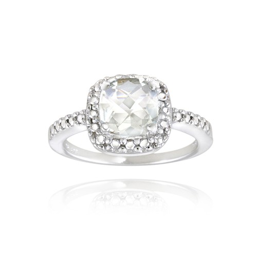 Argent sterling 15ct - 2.15ct, blanc