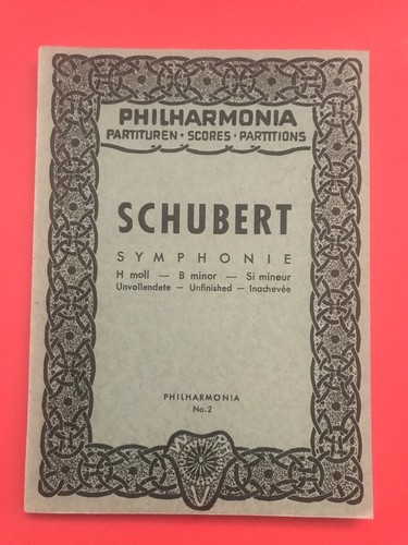 Schubert symphonie inachevée - schubert,