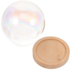  Couverture en verre de fleur préservée, dôme de poupée en verre, couverture de