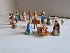 Lot De 11 Ancien Santons Plus Animaux Crêche Devineau Taille 1