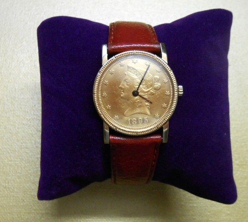 Montre pièce dollars or - montre,