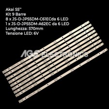 KIT 9 BARRES DE BANDE TV LED