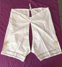Linge Blanc Ancien Ancienne Culotte Panty Dentelle Broderie Monogramme  MP