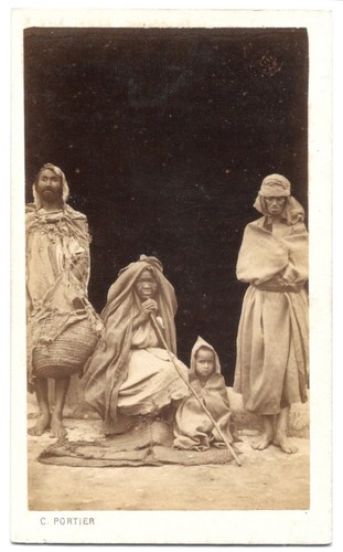 Photo cdv famille kabyles - cdv, de