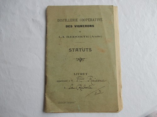 Statuts distillerie - :,