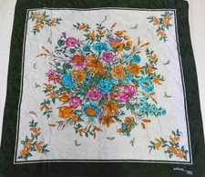 Foulard 100% Pure Soie Vintage