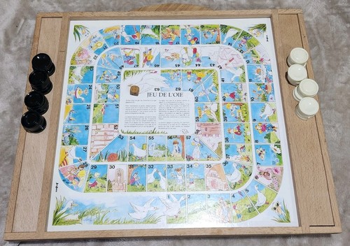 Ancien jeu oie dames - jeu, l'oie