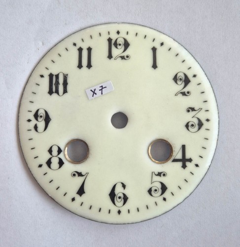 Cadran émaillé pendule - (x7),