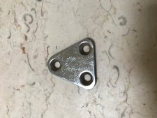 60's EKO/VOX Italian Made Acoustic Chrome Tringular Neck Plate. This Is Rare!