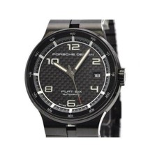 Montre homme Porsche Design Flat Six  Automatique Noire 
