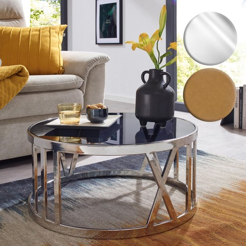 Finebuy table basse - basse, ronde