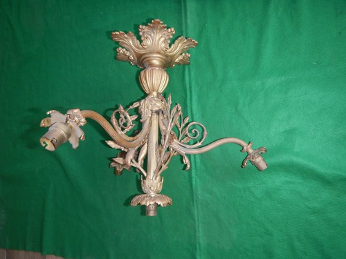 Monture lustre ancien - 4, feux