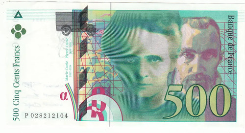 500 francs pierre - (germ), et