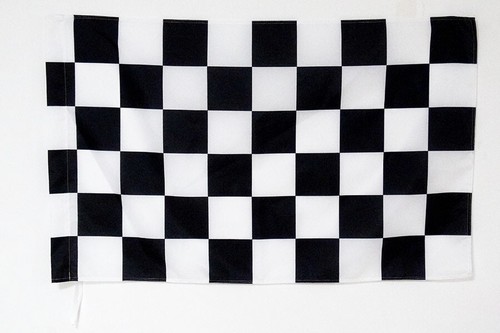 Drapeau course automobile - , à