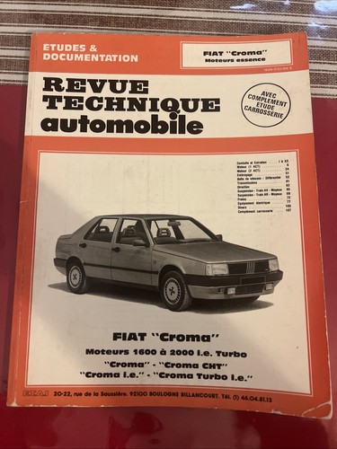 Revue technique fiat croma 6 - technique, 1.6