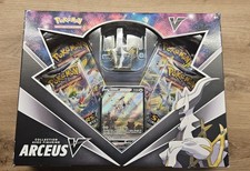 Coffret Pokémon  Figurine Arceus V - 4 Boosters Epée et Bouclier  - FR 2022