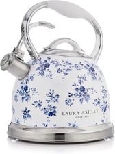 Bouilloire Sifflante 2,5L Laura Ashley Induction gaz avec Bouton Poussoir