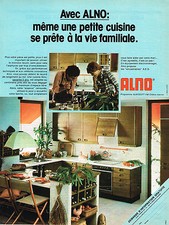 PUBLICITE ADVERTISING 025  1978  ALNO  cuisines ALNOSOFT
