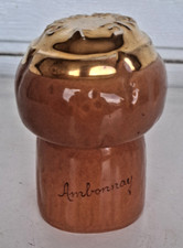 ANCIEN CENDRIER CHAMPAGNE    AMBONNAY    CERAMIQUE VILLENAUXE CHAMPAGNE