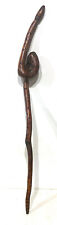 Ancienne canne en bois de poilu ww1 serpent