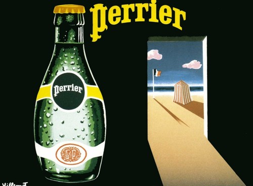 Affiche poster perrier - poster,