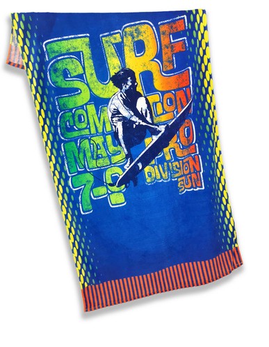 Serviette plage imprimée - plage,