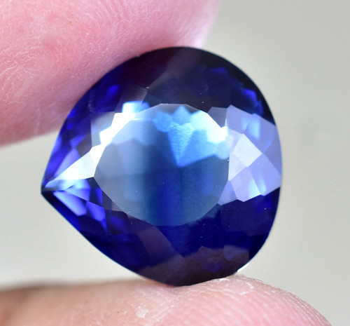 Saphir naturel bleu ceylan - saphir,