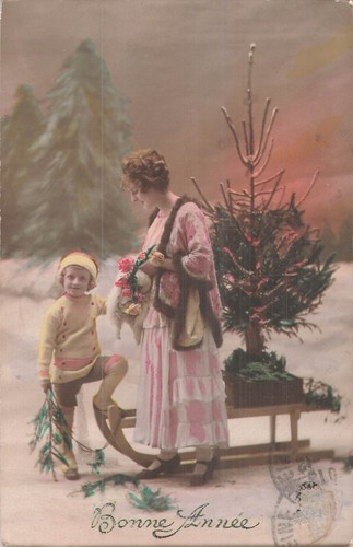 Bonne anne femme enfant - cp,