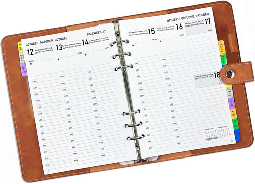 Agenda semainier 2026 2027 - agenda, a5