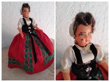 PAYS BASQUE POUPEE REGIONALE SNF EN CELLULOÏD HT 18 cm