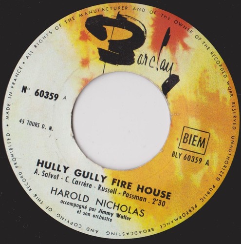 Harold nicholas hully gully - hully,