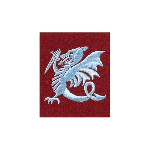 Ecusson chimere bleu - ecusson,