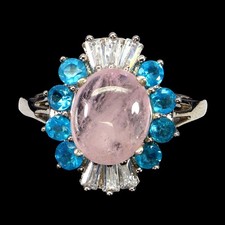 925 Bague en Argent Ovale