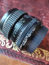 Objectif Mir 24-H 35mm F2 (Nikon mount with EF adapter)