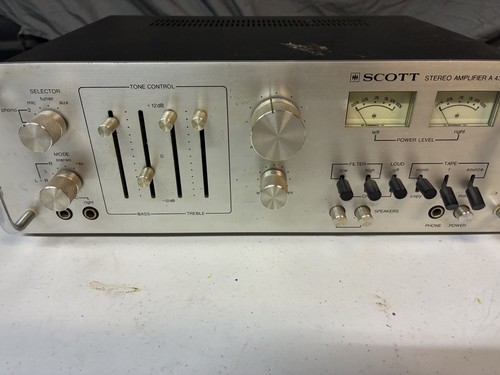 Scott stereo amplifier - amplifier, a