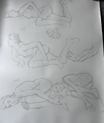 Planches originales croquis - planches, de