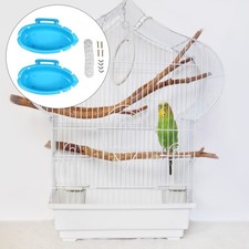 2 Pcs Bain Pour Oiseaux Bassin De Bains Animaux Compagnie