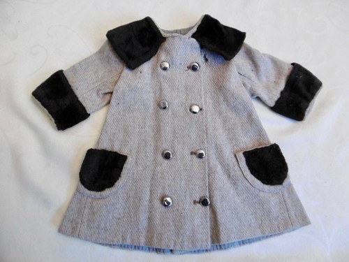 Manteau poupée ancienne - manteau, de