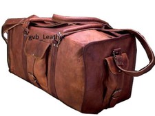 Sac de transport en cuir en