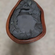 Pierre à encre sculptée Leaf