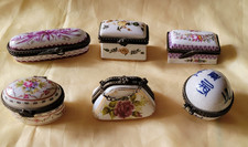 lot de piluliers porcelain Art vintage Années 1970.1980.