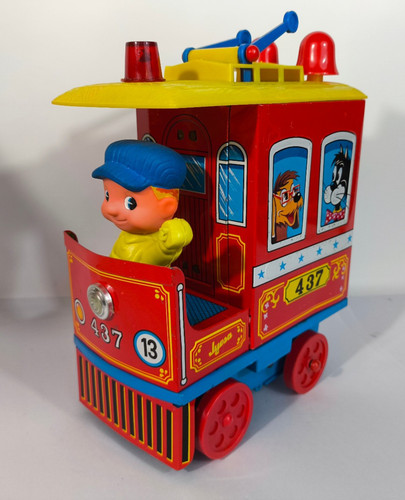 Jeu jouet ancien tramway - jeu,