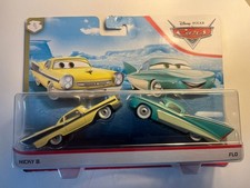 Coffret 2 Voitures Cars Disney Pixar Nicky B + Flo (rare)