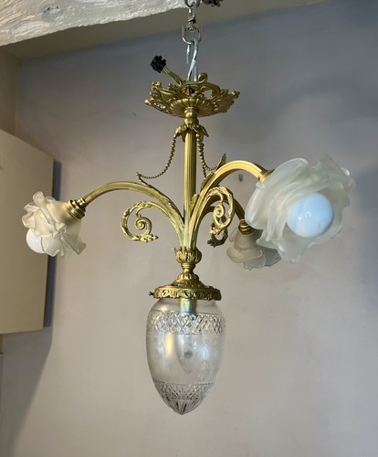 Lustre plafonnier style - plafonnier,
