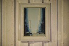 Lithographie futuriste de New