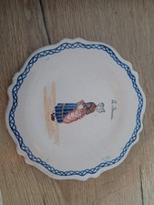 BELLE ASSIETTE  EN FAIENCE DE