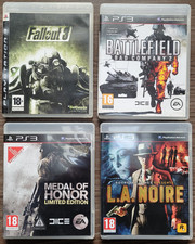 Lot de 4 jeux PS3 (La noire