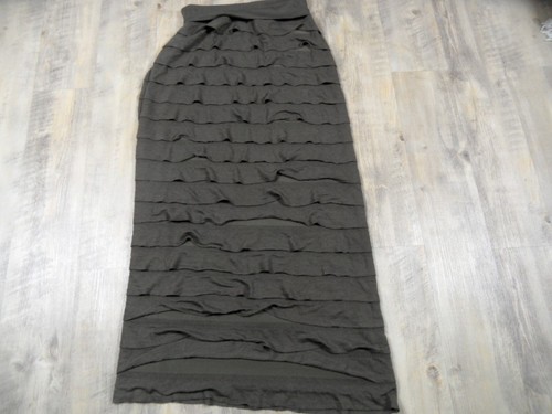Jupe maxi studio kaki taille - studio,